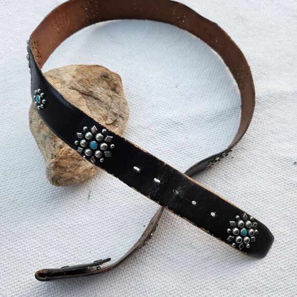 B low the belt studded and turquoise belt only - Picture 1 of 9